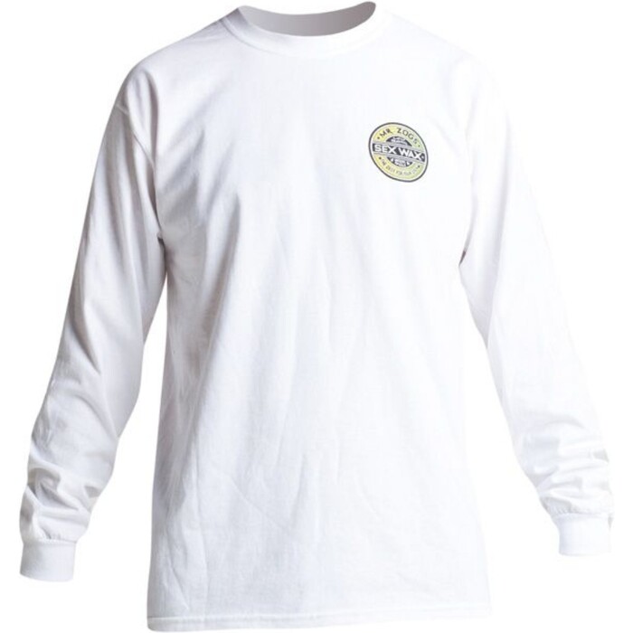2024 Mr Zogs Sex Wax Fade Long Sleeve T Shirt SW SWTLSTF White